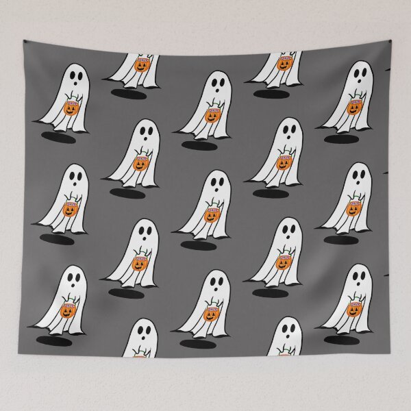 Item preview, Trick or Treat Ghost designed and sold by TheGreenestBean.