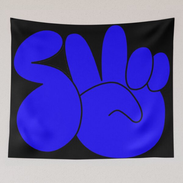 Item preview, Surf Gang Blue Hand Logo Merch designed and sold by eightwelve.