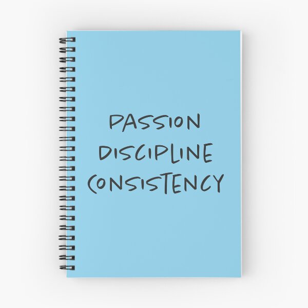 Item preview, Passion, Discipline, Consistency - Sky Blue Background designed and sold by Daniel-DL.