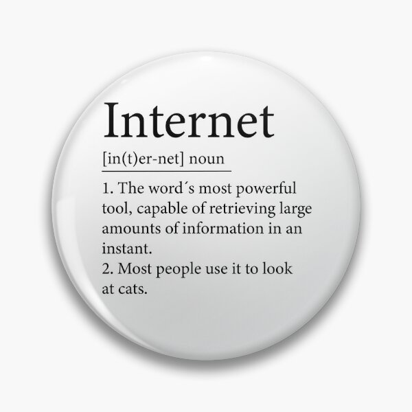 Item preview, "Internet: The Power of Information and Cats" designed and sold by charlotte-print.