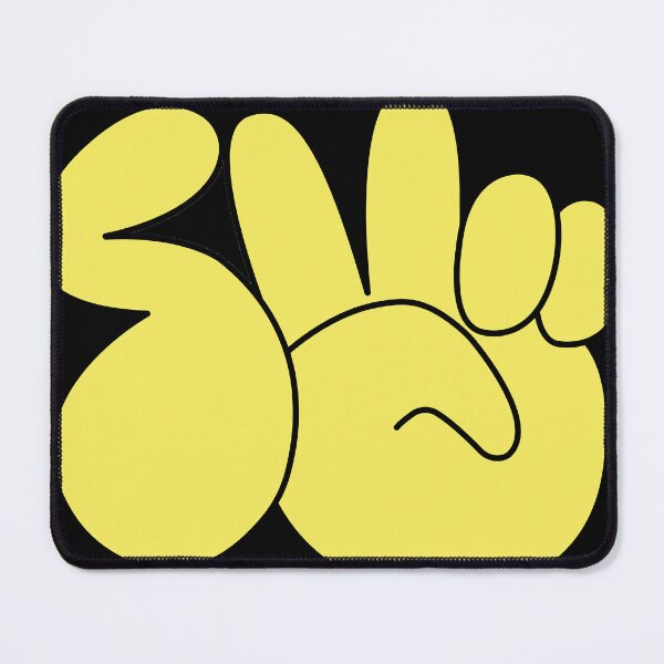 Item preview, Surf Gang Pastel Yellow Hand Logo Merch Sticker designed and sold by eightwelve.