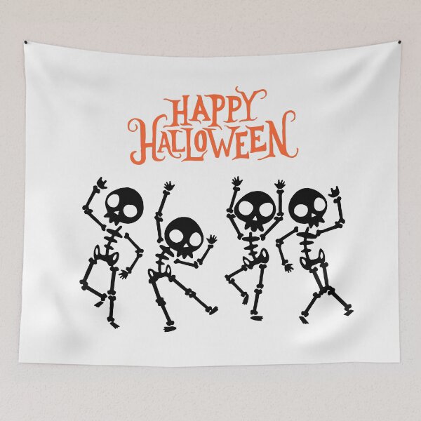 Item preview, Dancing Halloween Skeletons designed and sold by caFUNated.