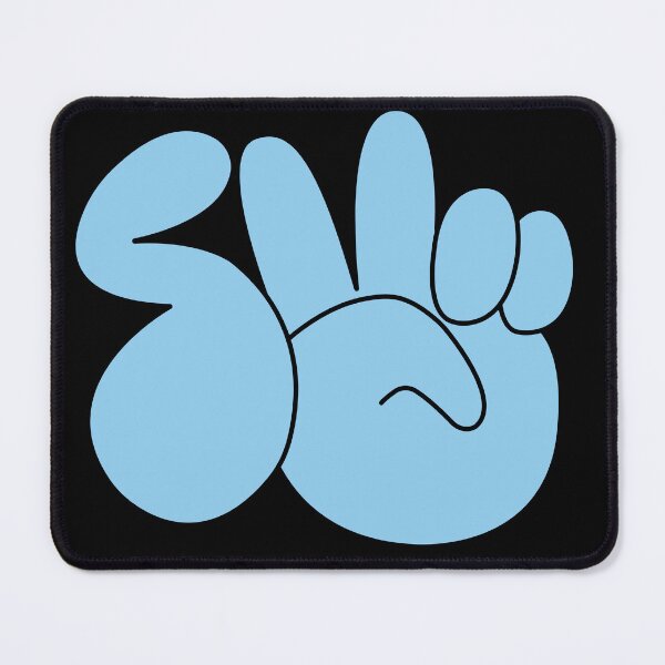 Item preview, Surf Gang Light Blue Hand Logo Merch designed and sold by eightwelve.
