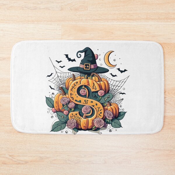 Item preview, Pumpkin and florals, spooky Cute Happy Halloween Fall Season Autumn design designed and sold by MorielleKC.