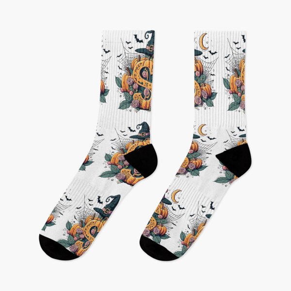 Item preview, Pumpkin and florals, spooky Cute Happy Halloween Fall Season Autumn design designed and sold by MorielleKC.