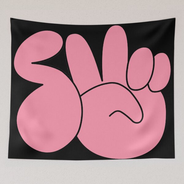 Item preview, Surf Gang Light Pink Hand Logo Merch designed and sold by eightwelve.