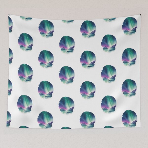 Item preview, Nothern lights - watercolor designed and sold by WhiteUnicorn95.