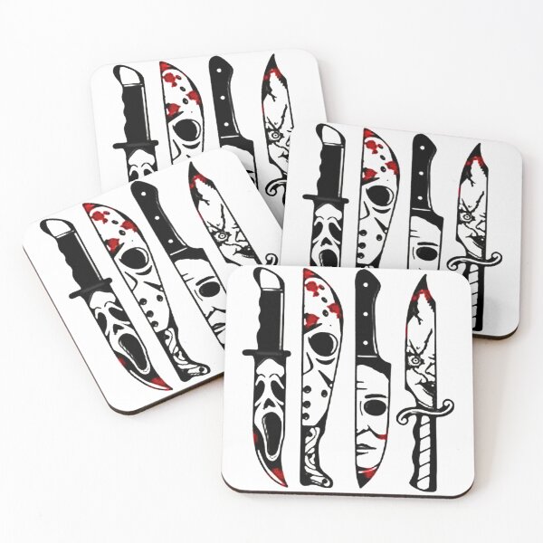 Item preview, Horror Movie Characters in Knives funny designed and sold by nanasemox.