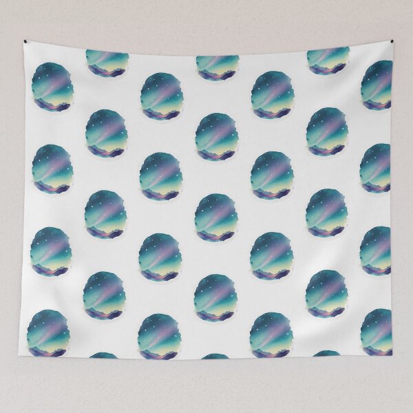 Item preview, Nothern lights - watercolor designed and sold by WhiteUnicorn95.