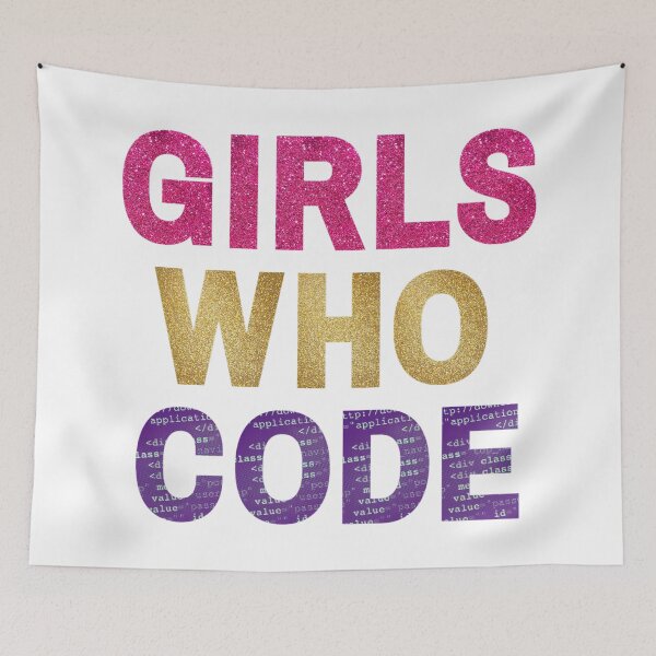 Item preview, Girls In Tech Girls Who Code designed and sold by Lamarcy.
