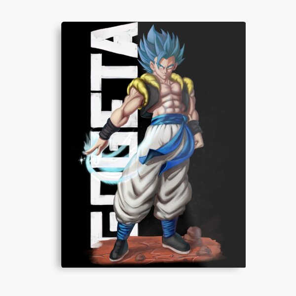 Quadro Decorativo Dragon Ball Super Gogeta Ssj4 Blue 4k