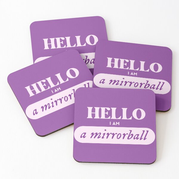 Item preview, mirrorball nametag designed and sold by isapey.