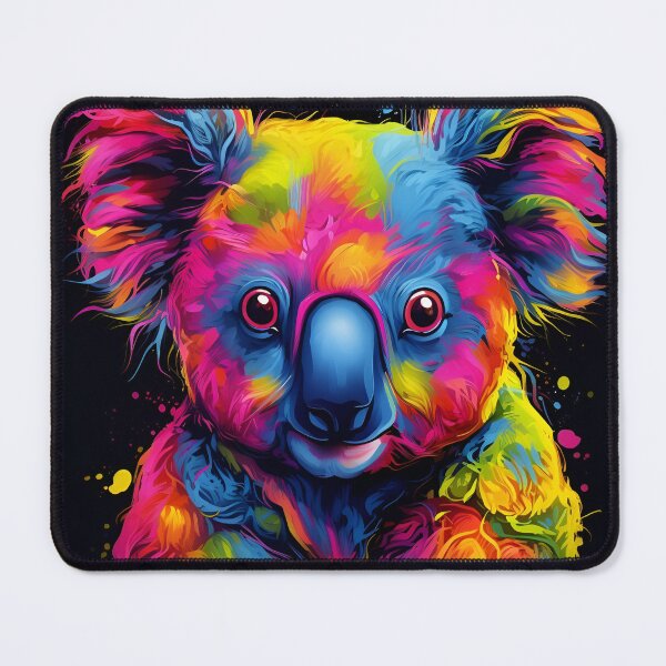 Item preview, adorable neon koala bear art print designed and sold by dcrc.
