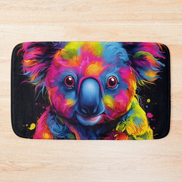 Item preview, adorable neon koala bear art print designed and sold by dcrc.