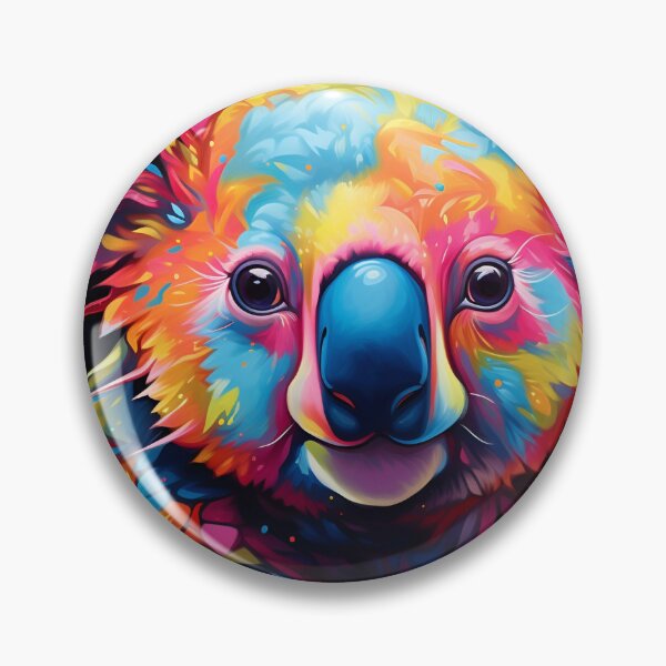 Item preview, adorable neon koala bear art print designed and sold by dcrc.