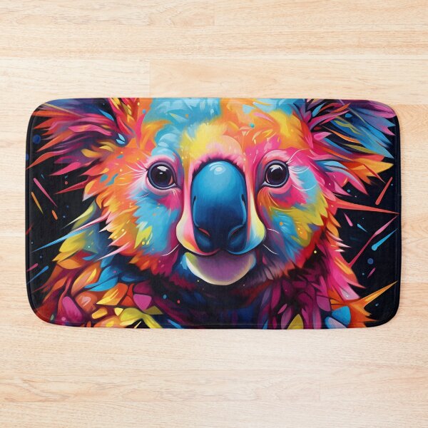 Item preview, adorable neon koala bear art print designed and sold by dcrc.