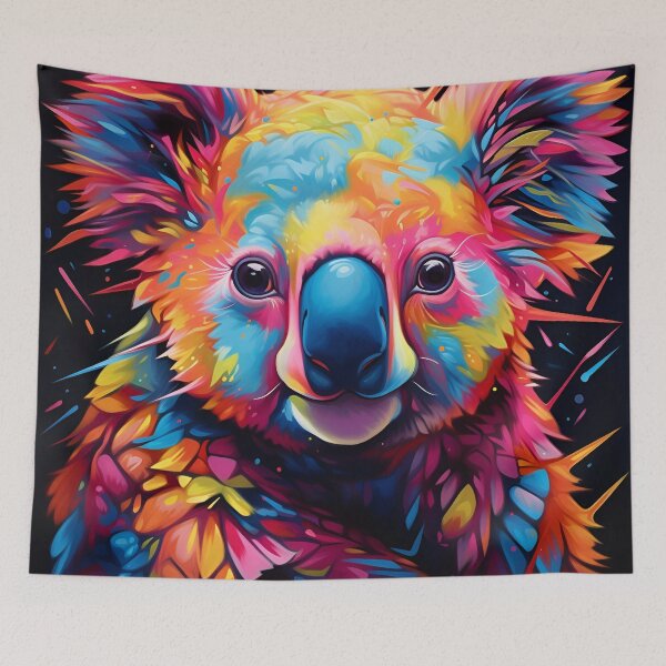 Item preview, adorable neon koala bear art print designed and sold by dcrc.