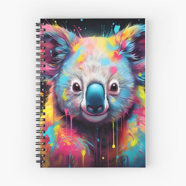 Item preview, adorable neon koala bear art print designed and sold by dcrc.