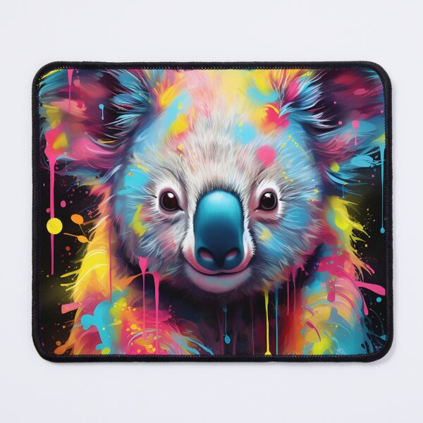 Item preview, adorable neon koala bear art print designed and sold by dcrc.