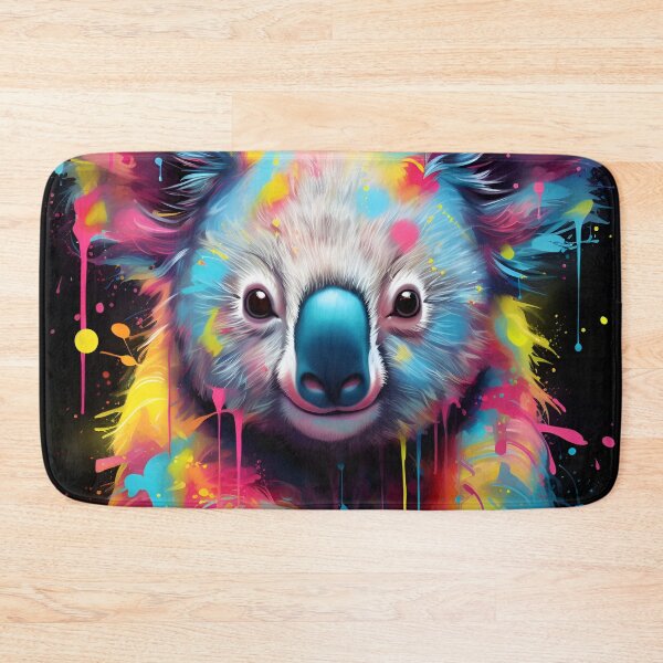 Item preview, adorable neon koala bear art print designed and sold by dcrc.