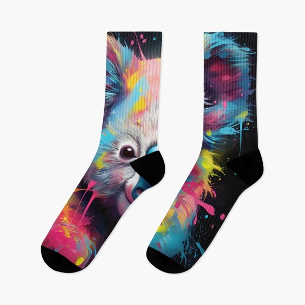 Item preview, adorable neon koala bear art print designed and sold by dcrc.