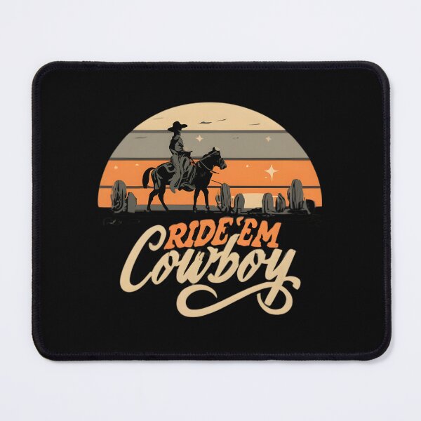 Item preview, Cowboy On Horse Ride'em Cowboy Wild West designed and sold by JurenArt.