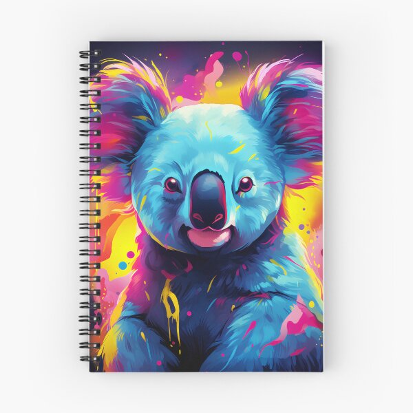 Item preview, adorable neon koala bear art print designed and sold by dcrc.