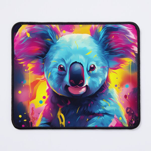 Item preview, adorable neon koala bear art print designed and sold by dcrc.