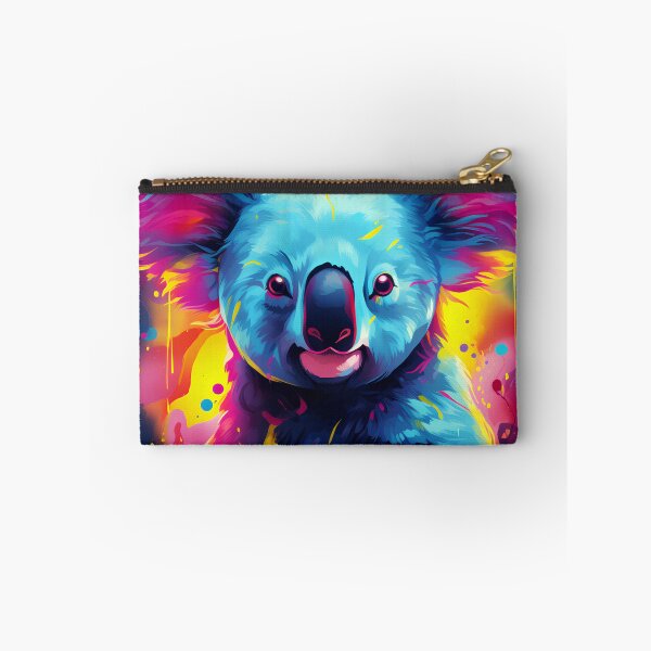Item preview, adorable neon koala bear art print designed and sold by dcrc.