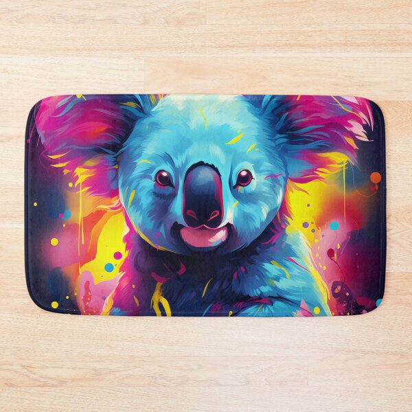 Item preview, adorable neon koala bear art print designed and sold by dcrc.