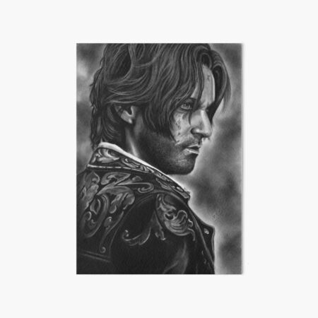 Arthur Morgan  Original Charcoal Drawing – Nabeela The Artist