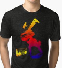 bboy colored Tri-blend T-Shirt