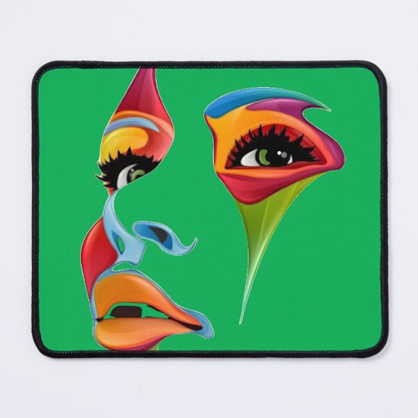 Item preview, Colorful Beauty: A Stunning Portrait of a Beautiful Girl in Vibrant Colors designed and sold by Yakam.