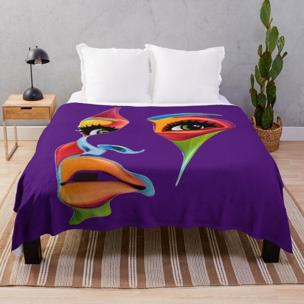 Item preview, Colorful Beauty: A Stunning Portrait of a Beautiful Girl in Vibrant Colors designed and sold by Yakam.