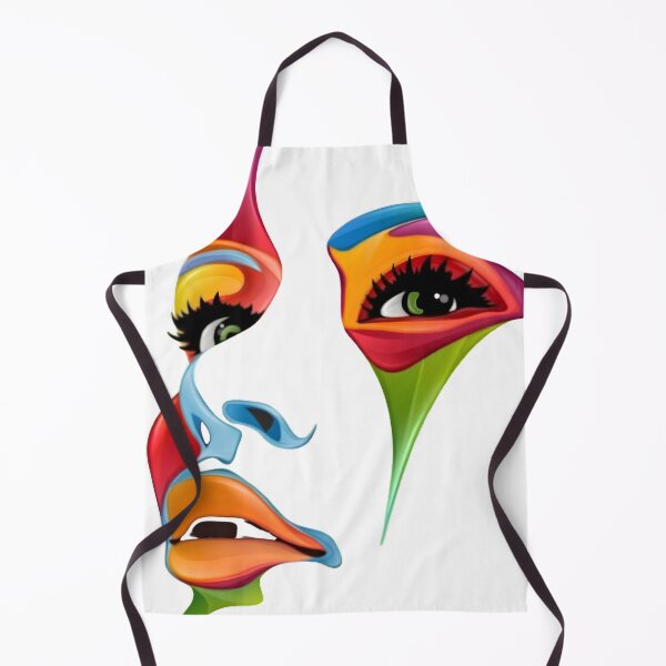 Item preview, Colorful Beauty: A Stunning Portrait of a Beautiful Girl in Vibrant Colors designed and sold by Yakam.
