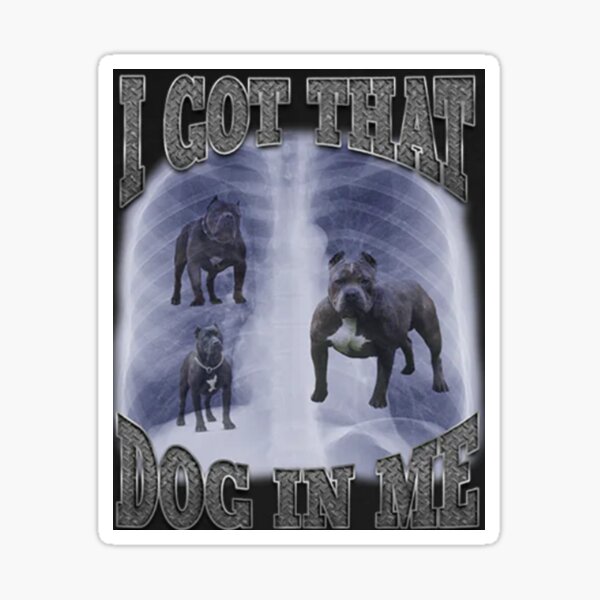 Item preview, I Got That Dog In Me designed and sold by happycapyprints.