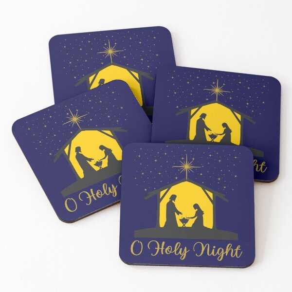 Item preview, O Holy Night Christmas Nativity - Holy Family designed and sold by MatchaBubbleTee.
