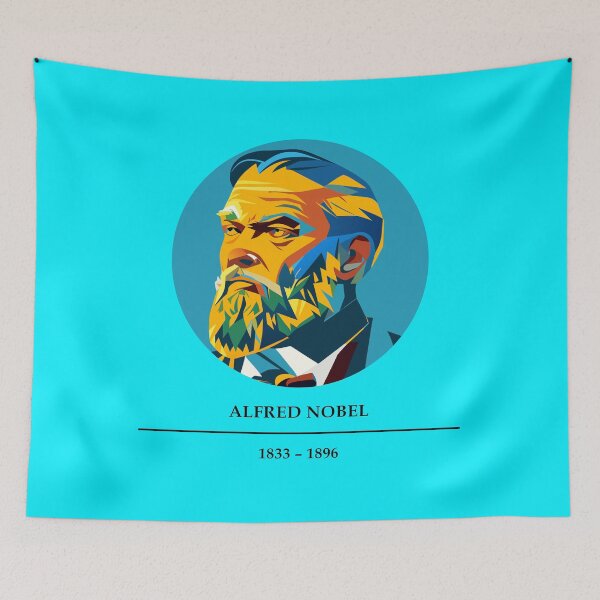 Item preview, Alfred Nobel (1833 – 1896) [Ai Generated Vector Art] designed and sold by VitYanakorn.