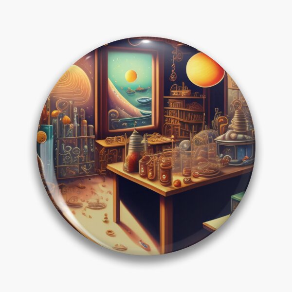Item preview, "Steampunk Laboratory Wonders: Eccentric Devices and Curious Experiments" designed and sold by Saloo22.