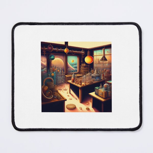 Item preview, "Steampunk Laboratory Wonders: Eccentric Devices and Curious Experiments" designed and sold by Saloo22.