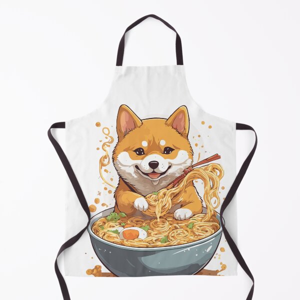 Item preview, Shiba dog Eating Ramen Cute Kawaii Noodles Classic T Shirt designed and sold by Sobari.