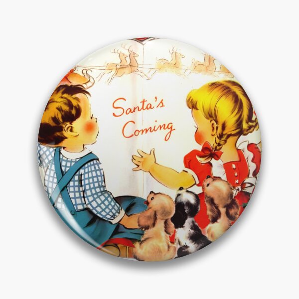 Artikelvorschau, Der Weihnachtsmann kommt! Niedliche Vintage-Weihnachtscollage. entworfen und verkauft von CirqueBizerk.