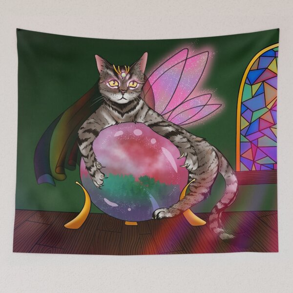 Item preview, The Fae Cat Sorceress designed and sold by AvalonUnmuzzled.