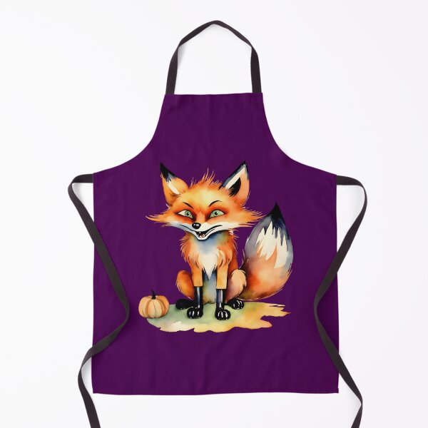 Item preview, Curios Fox and Halloween Pumpkin designed and sold by BloomCatB.