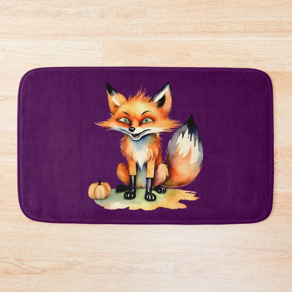 Item preview, Curios Fox and Halloween Pumpkin designed and sold by BloomCatB.