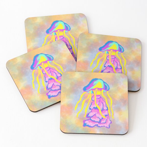 Item preview, bright jellyfish designed and sold by MadeByBonilla.
