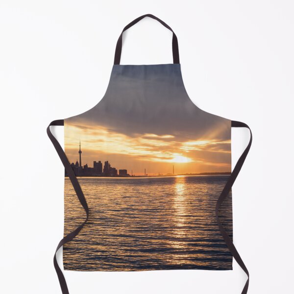 Item preview, Parting Clouds and God Rays - Sunrise Above Toronto Skyline designed and sold by Georgia Mizuleva.