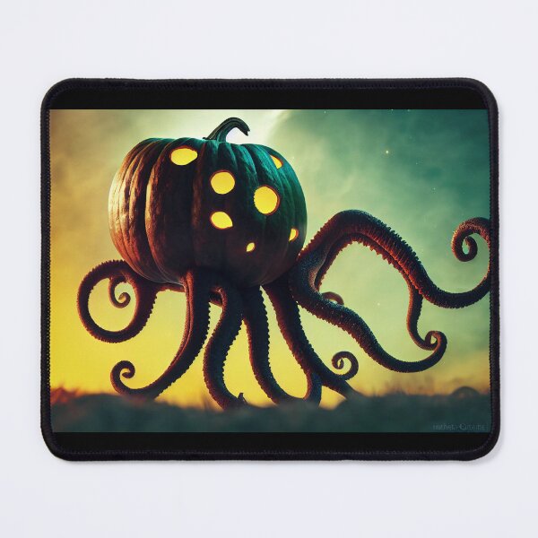 Item preview, The Lovecraftian Pumpkin designed and sold by CosmicBlesedEye.