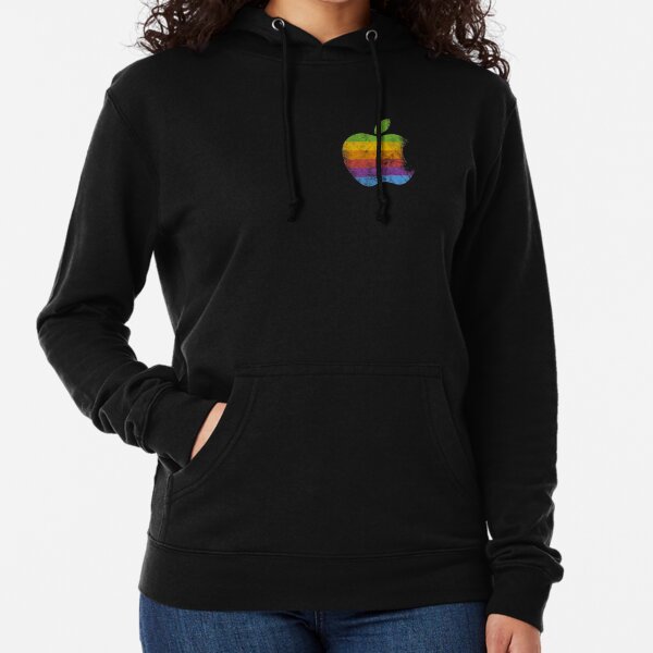 Apple logo hoodie hotsell