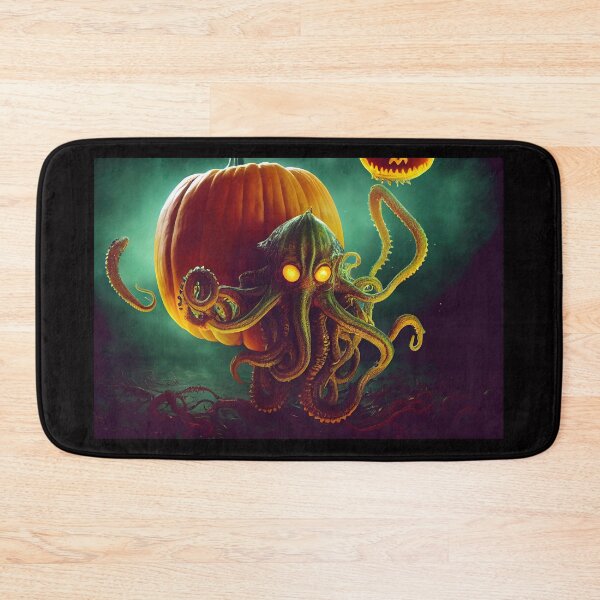 Item preview, A Lovecraftian Halloween Pumkin designed and sold by CosmicBlesedEye.
